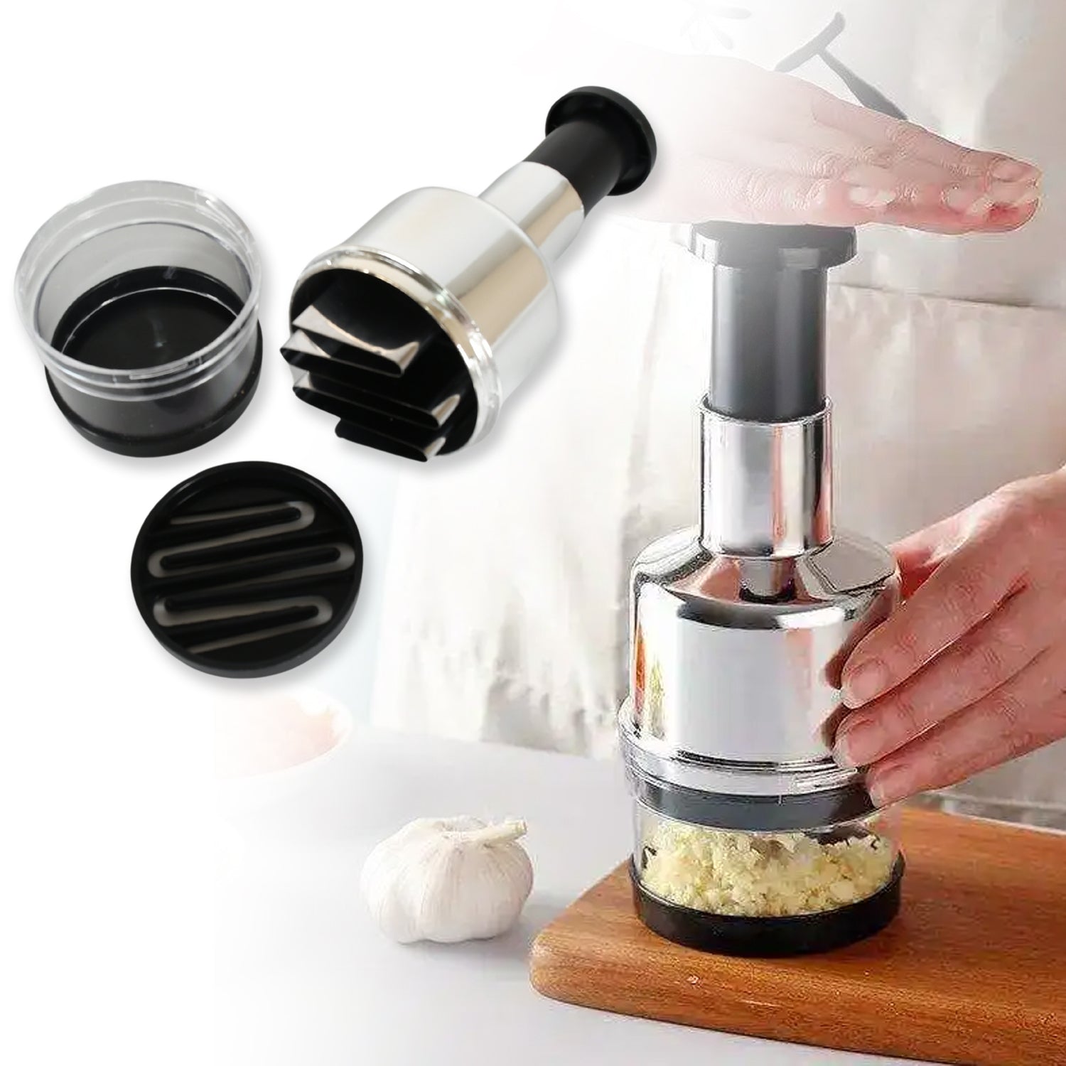 Food Cutter, Multifunctional Stainless Steel Blade Onion Cutter Food Vegetable Cutting Tool Home Kitchen Accessory, Vegetable Onions Garlic Nuts Salads Hand Chopper Kitchen Food Cutter, Multifunctional Stainless Steel Blade Onion Cutter Food Vegetable Cutting Tool Home Kitchen Accessory, Vegetable Onions Garlic Nuts Salads Hand Chopper Kitchen